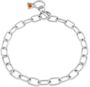 CHOCE CHAIN, MEDIUM-LONG LINKS- STAINLESS STEEL MATT