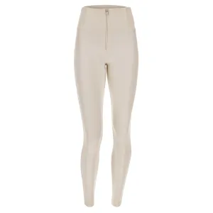 (WRUP2HC006PREC-Z102) Leather Look WR.UP® met Hoge Taille en Rits Sluiting