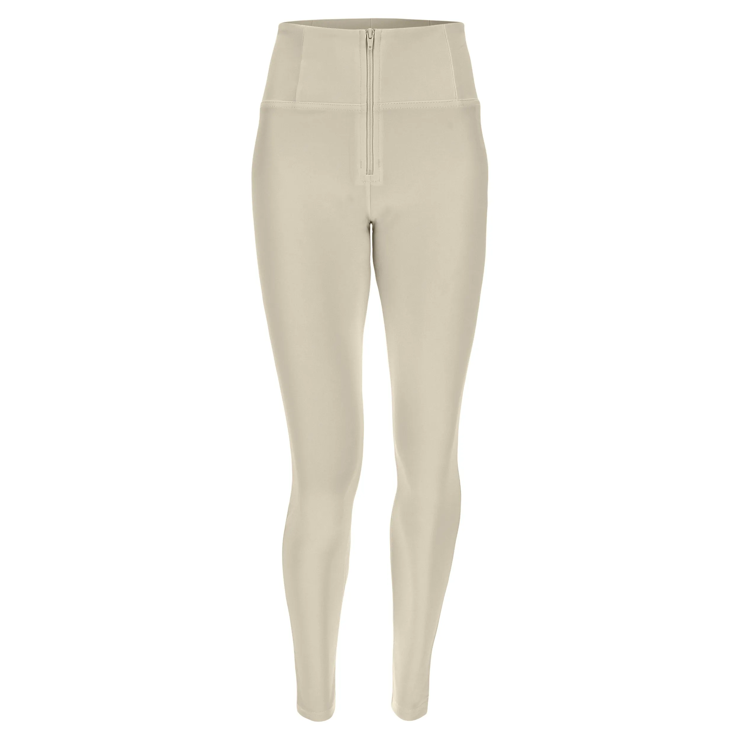 (WRUP2HC006PREC-Z106) Leather Look WR.UP® met Hoge Taille en Rits Sluiting